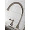 Kingston Brass KB728ACLSP Centerset Kitchen Faucet with Side Sprayer, Brushed Nickel KB728ACLSP - alternate 6